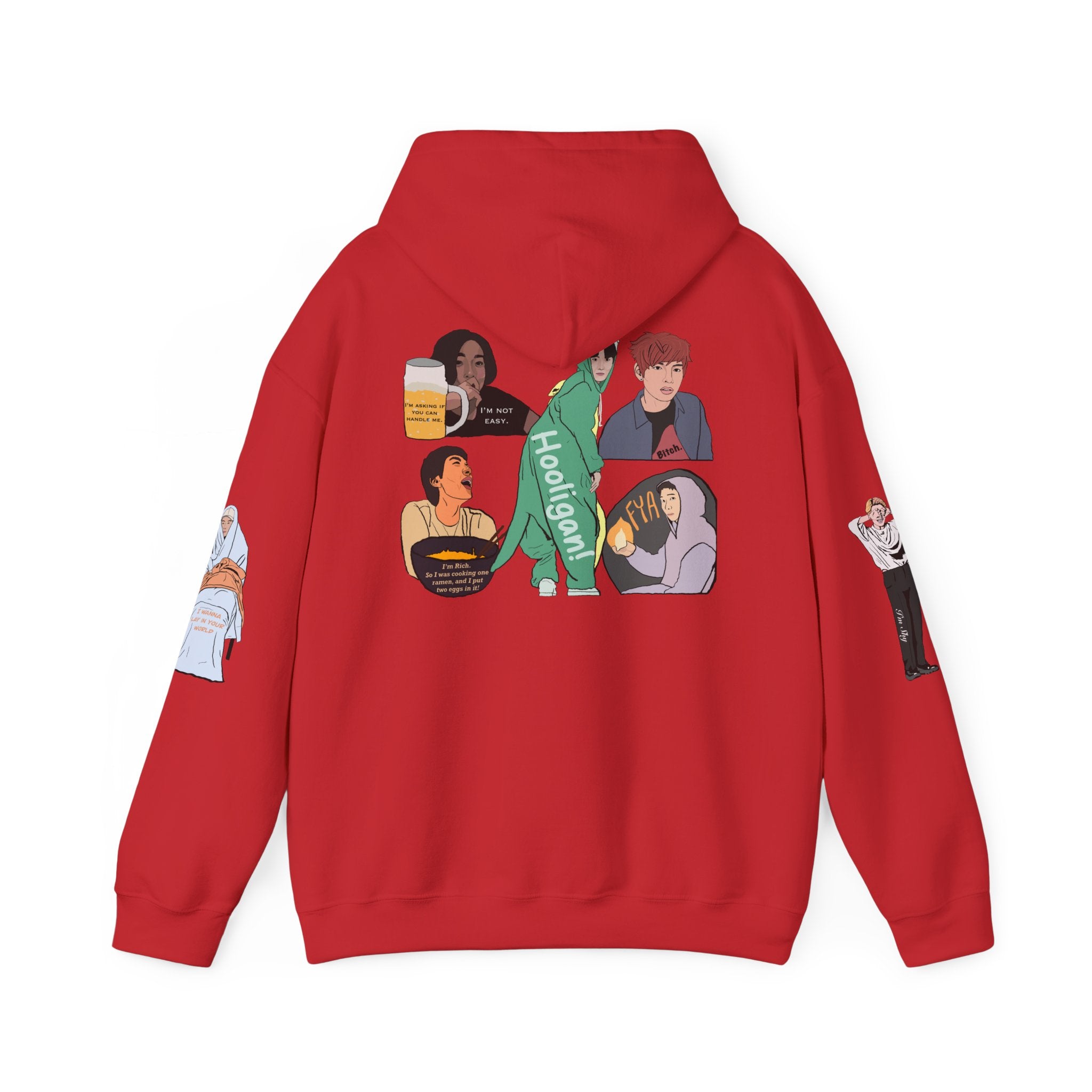 BTS Memes - Heavy Blend™ Hooded Sweatshirt