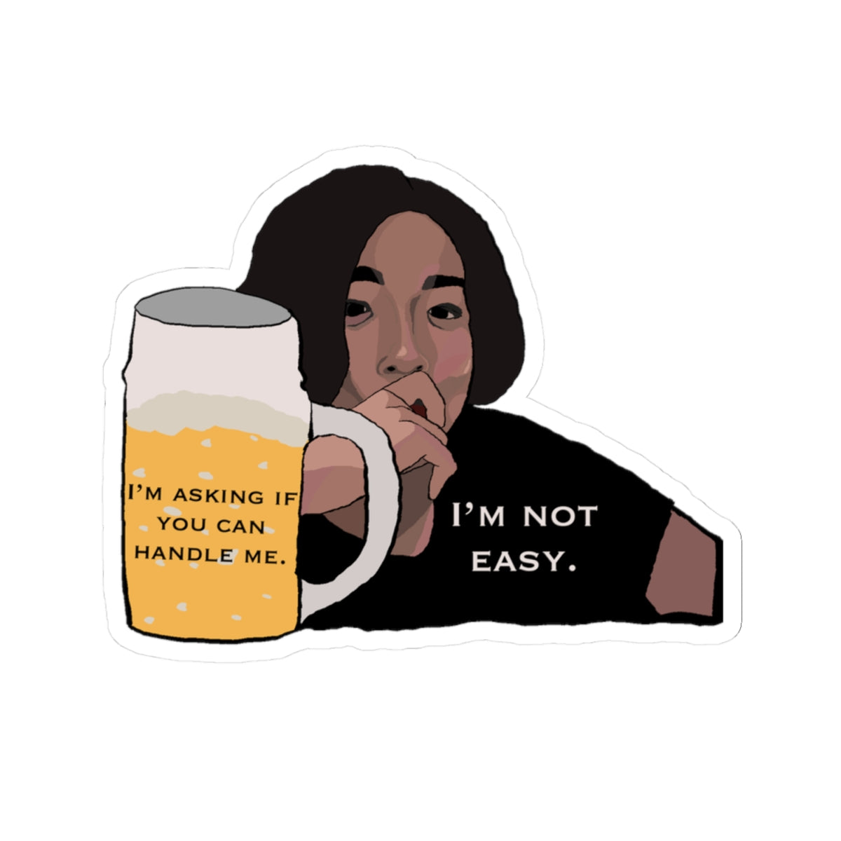 I'm Not Easy - Jungkook - Stickers