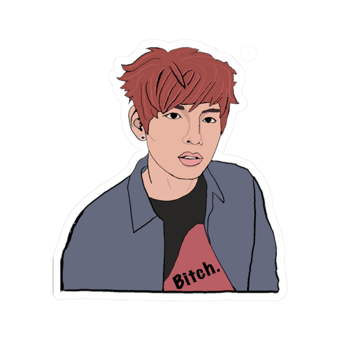 Bitch - V - Stickers
