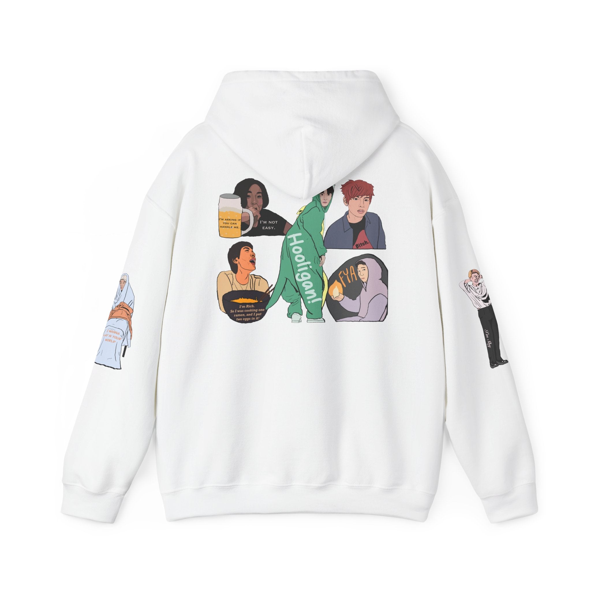 BTS Memes - Heavy Blend™ Hooded Sweatshirt