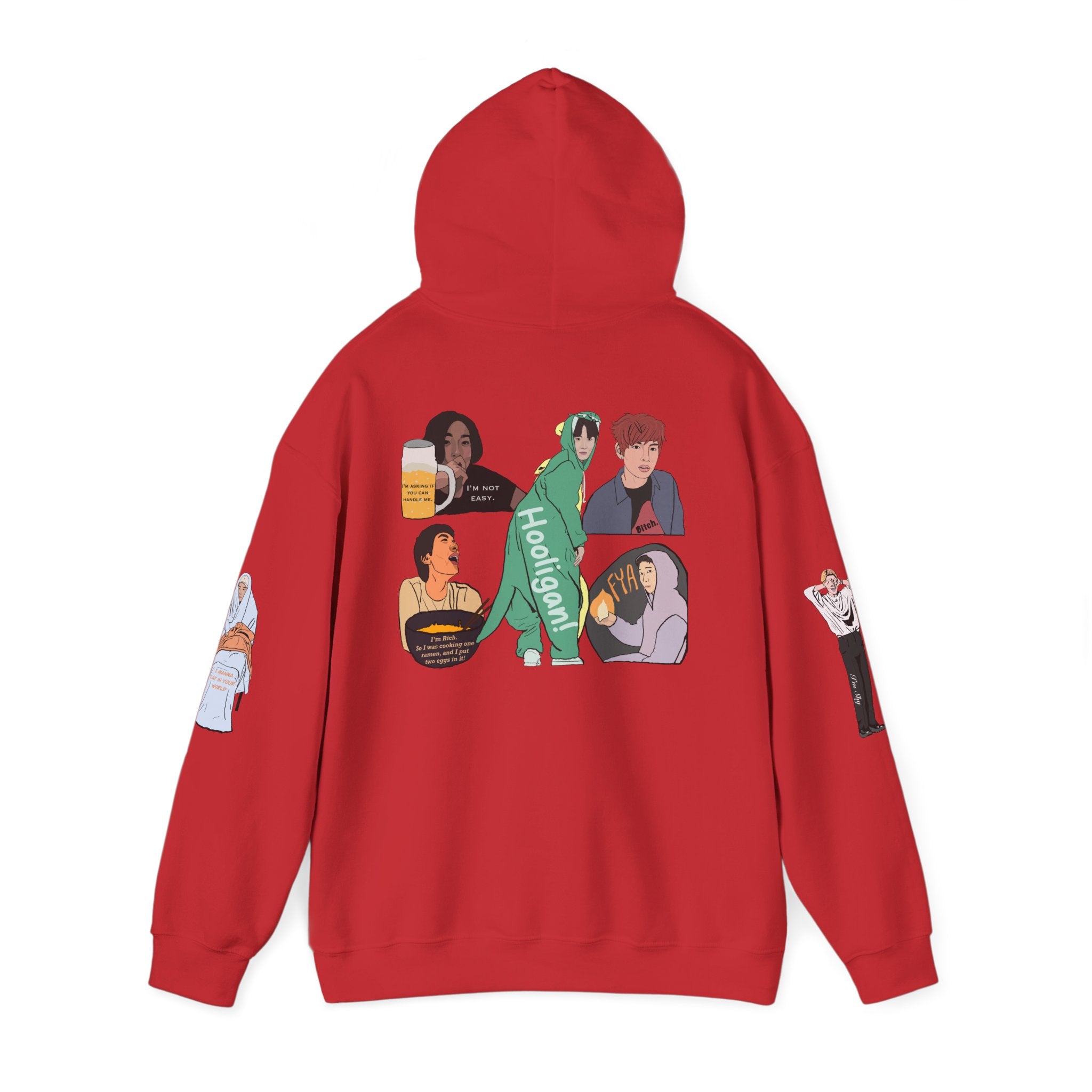 BTS Memes - Heavy Blend™ Hooded Sweatshirt